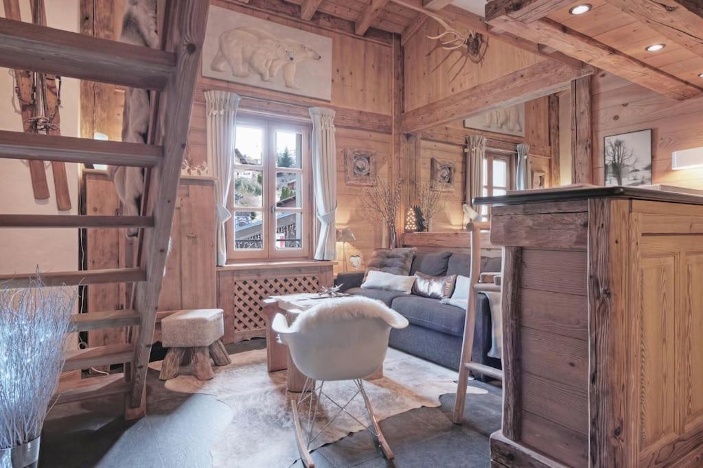 Duplex Chaleureux Au Coeur De Megeve 2 P Apartment ภายนอก รูปภาพ
